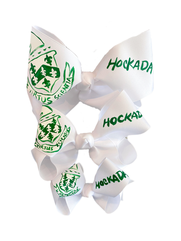 Hockaday Hand Painted Bow (3 sizes)