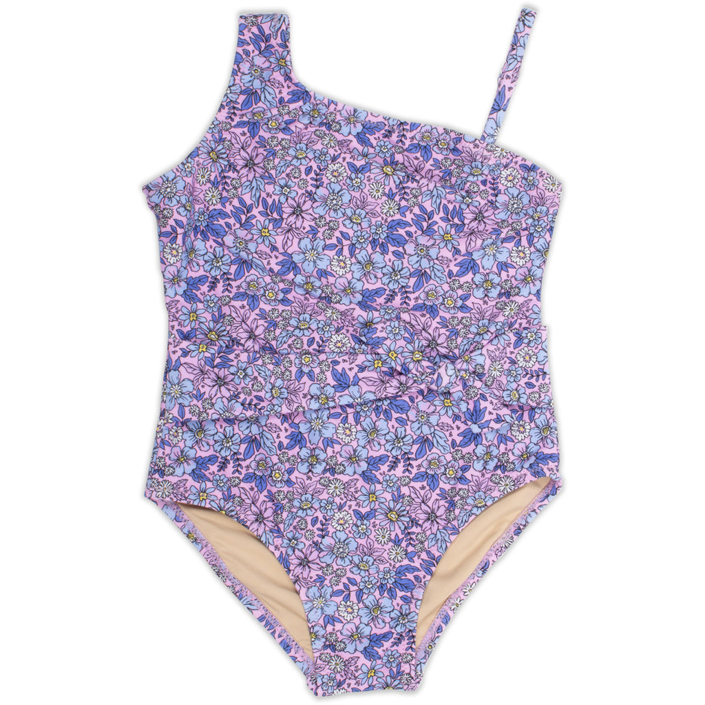 Ditzy Floral 1-Shoulder Swimsuit