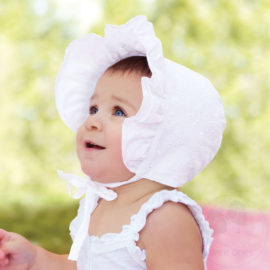 Baby Bonnet (Poplin or Eyelet)