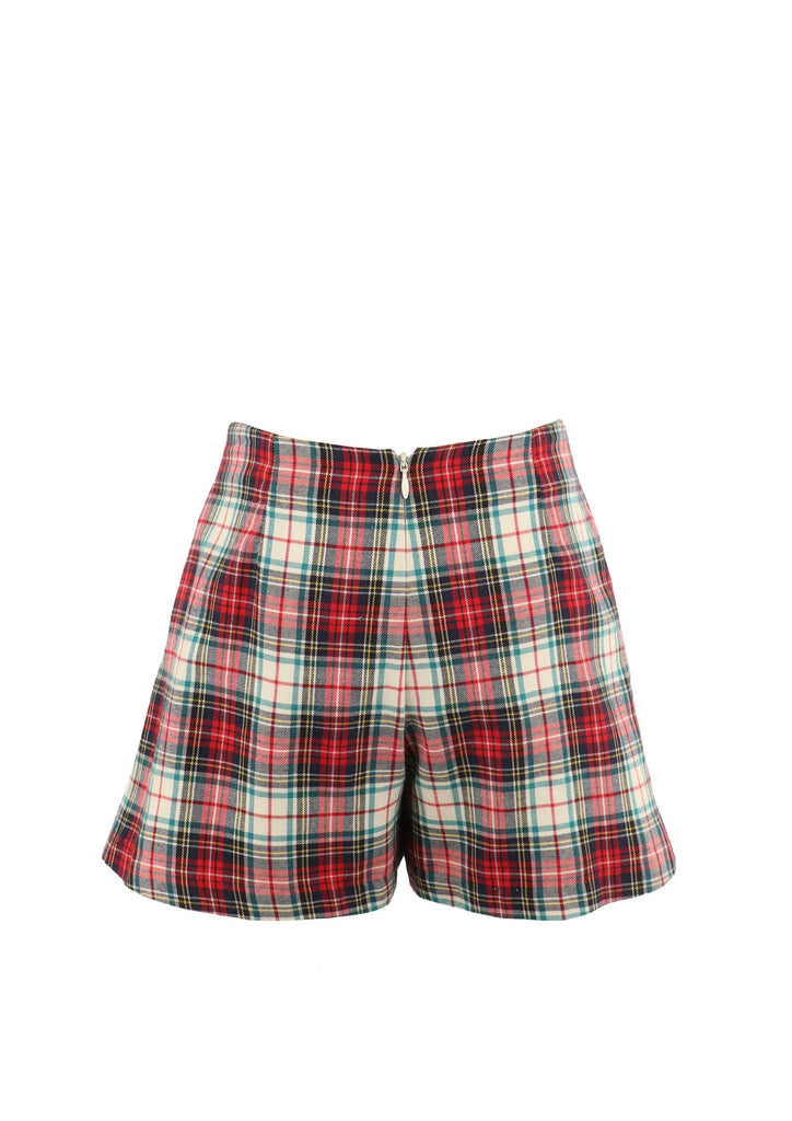Holiday Plaid Skort