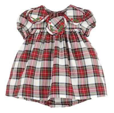 Christmas Plaid Petal Float Dress Christmas Plaid Petal Float Dress