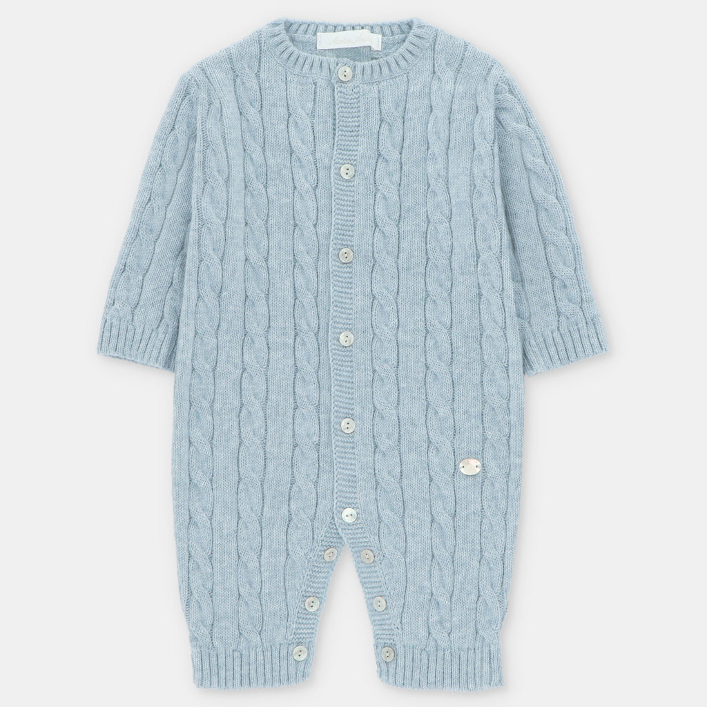 Baby Blue Cable Sweater Longall