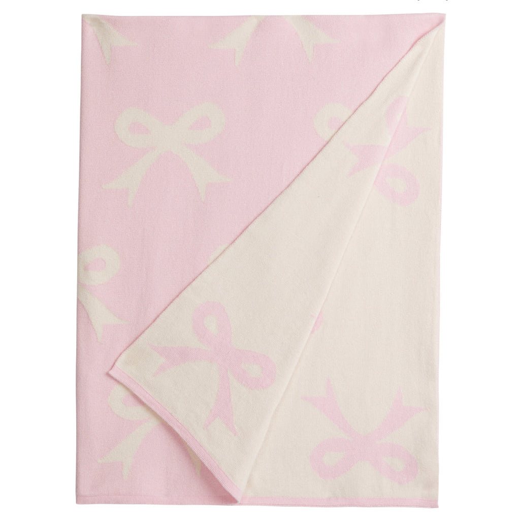 Cotton Crib Blanket (Pink or Blue)