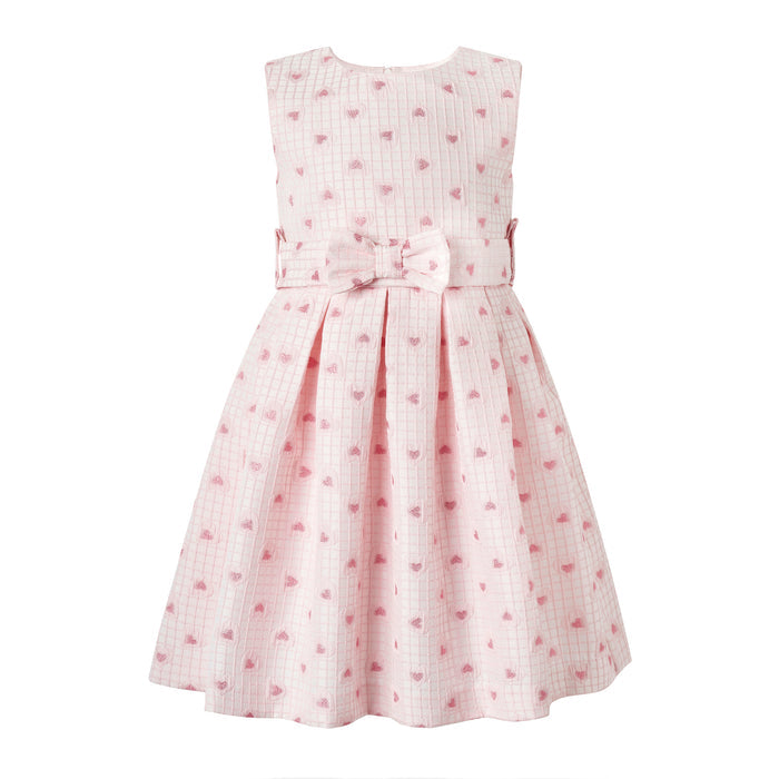 Heart Check Damask Dress 5Y