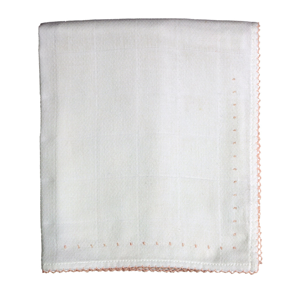 Pink Dots Muslin Burp Cloth