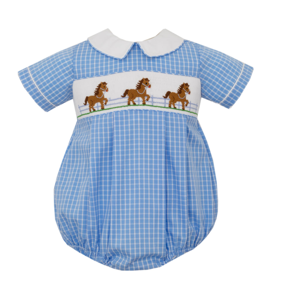 Hand Smocked Horse Bubble