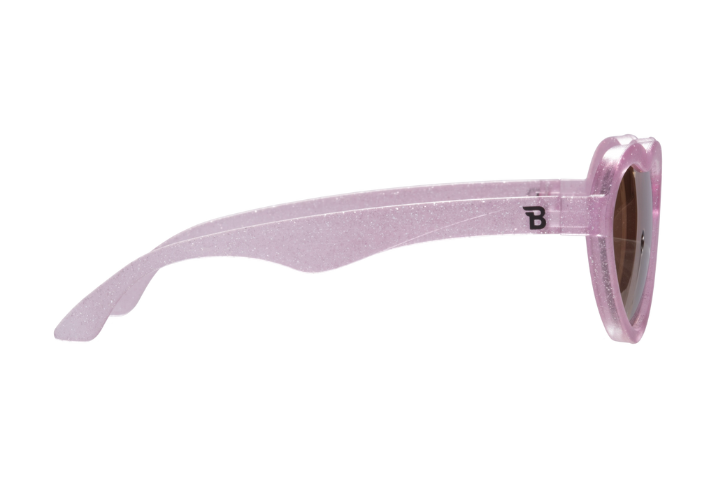 Pink Sparkle Heart Sunglasses