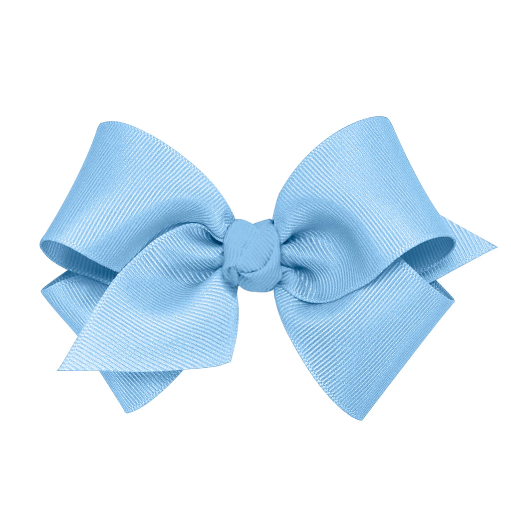 Wee Ones Light Blue Grosgrain Bow (Various Sizes)