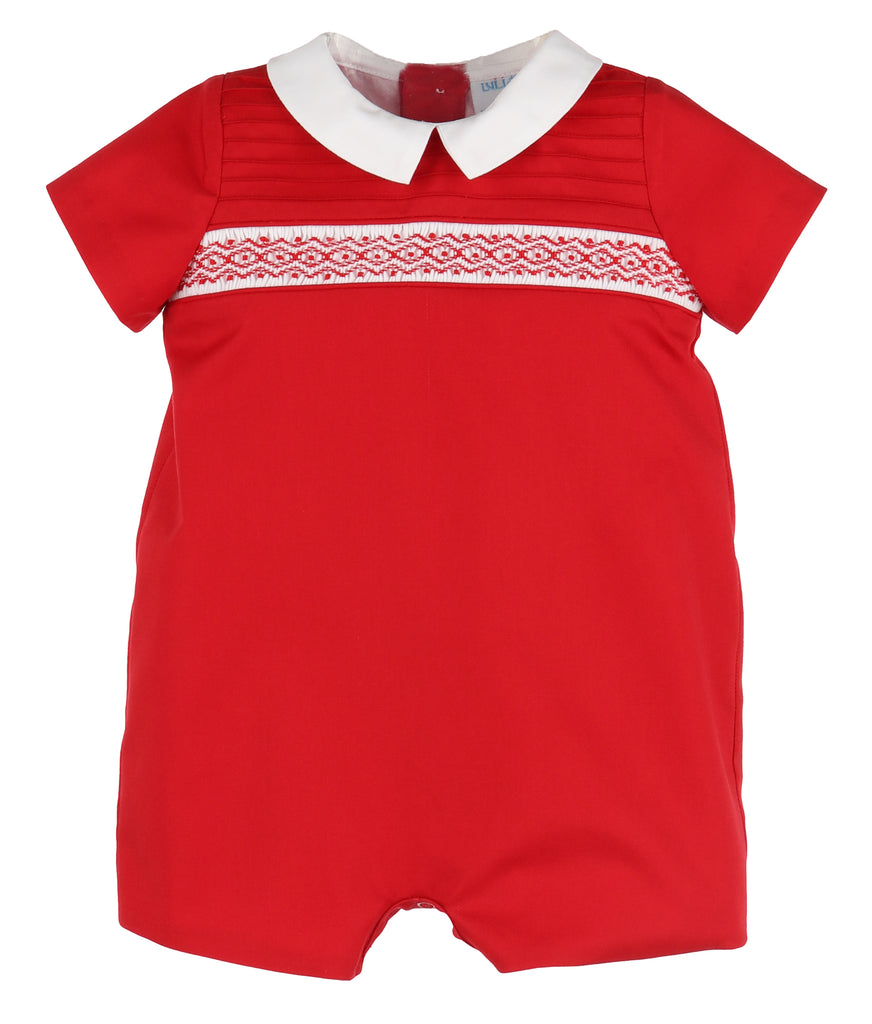Hand Smocked Red Bubble