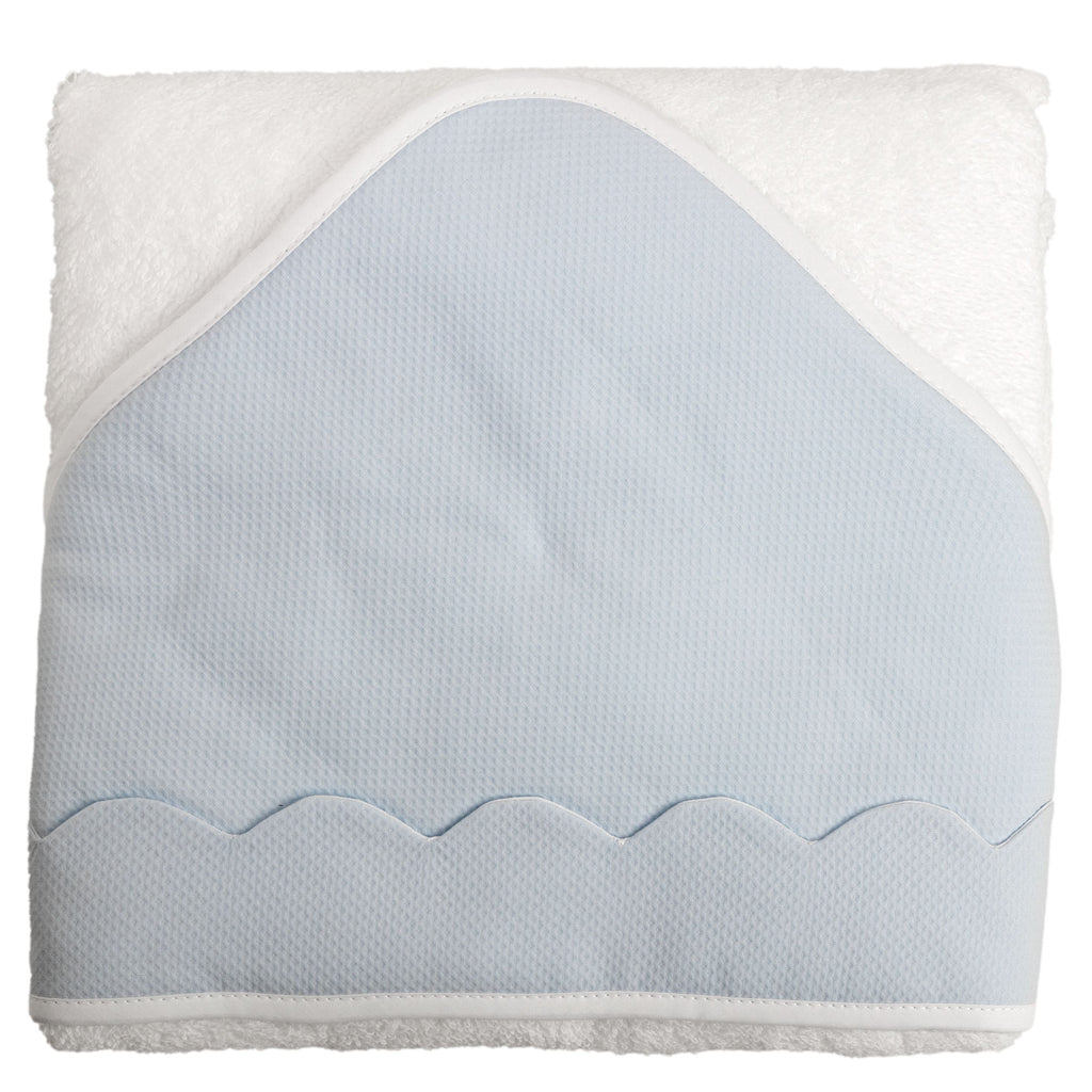 Pique Hooded Towel (pink, blue or white)