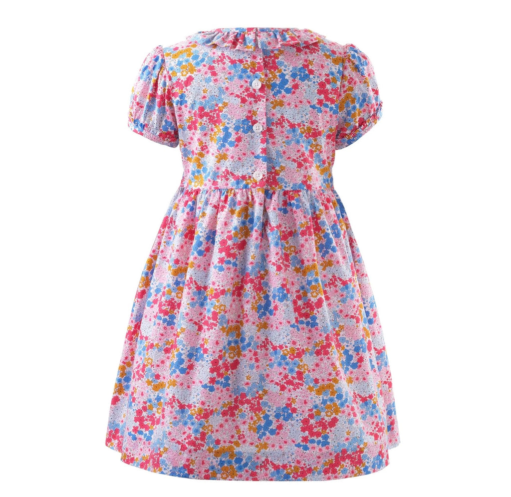 Wild Floral Smocked Dress