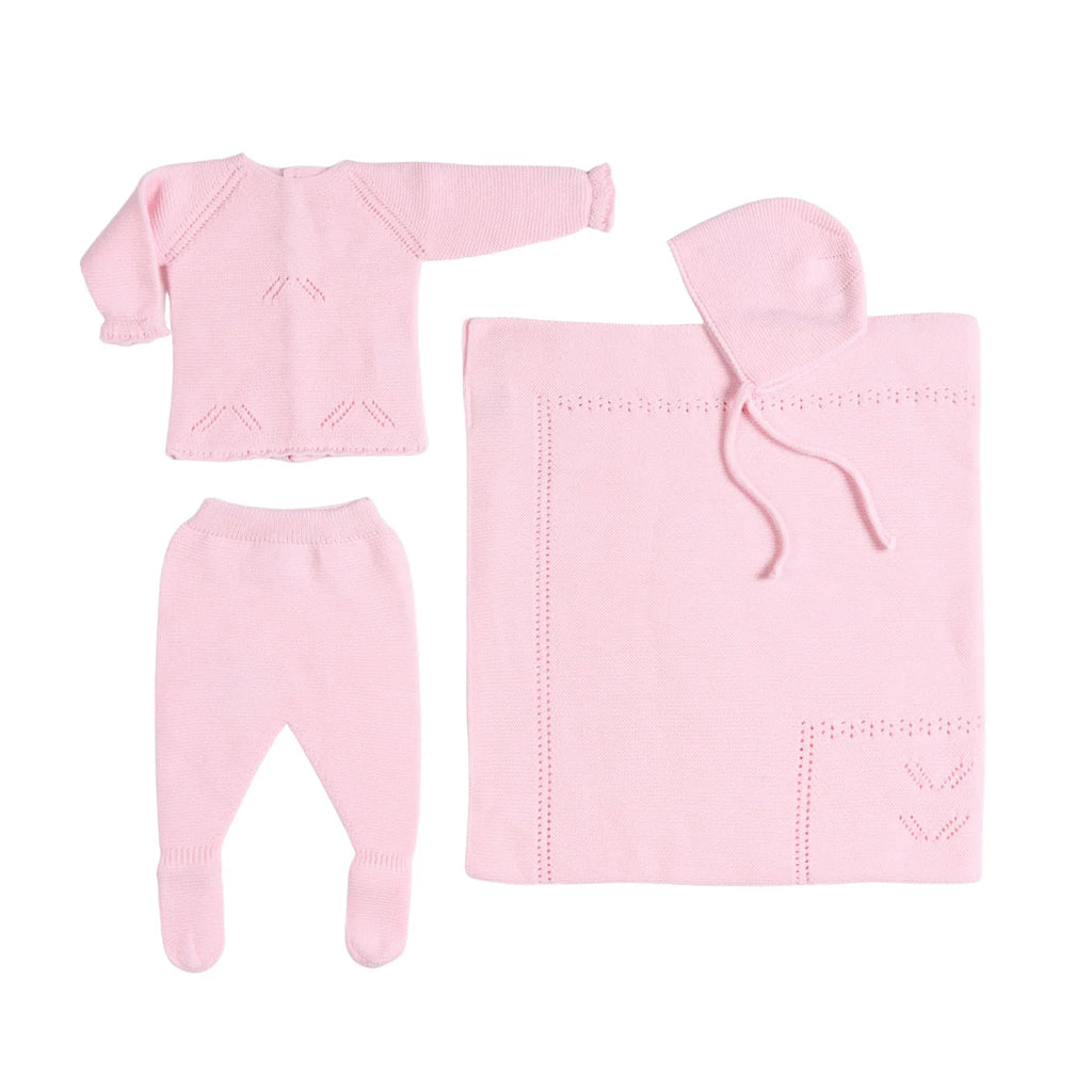 Pink Layette Set