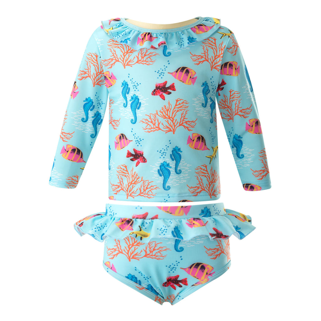 Coral Reef Rash Guard Set