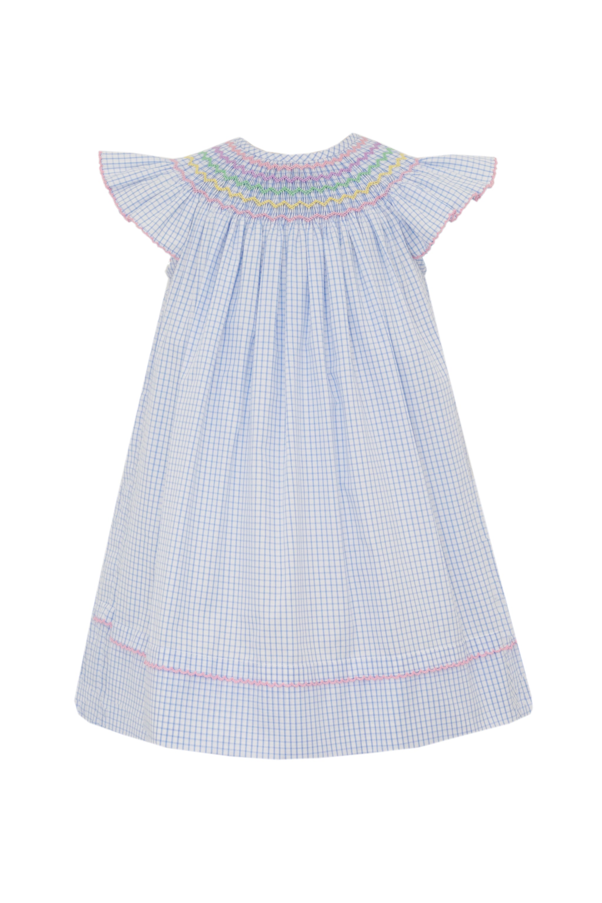 Hand Smocked Multi Pastel Bishop 3T