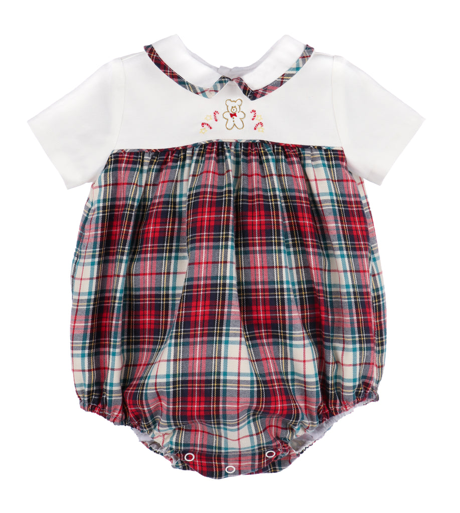 Gingerbread Plaid Christmas Bubble