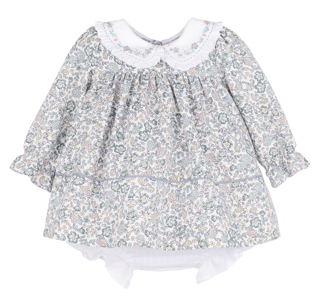 Blue Blooms Float Dress