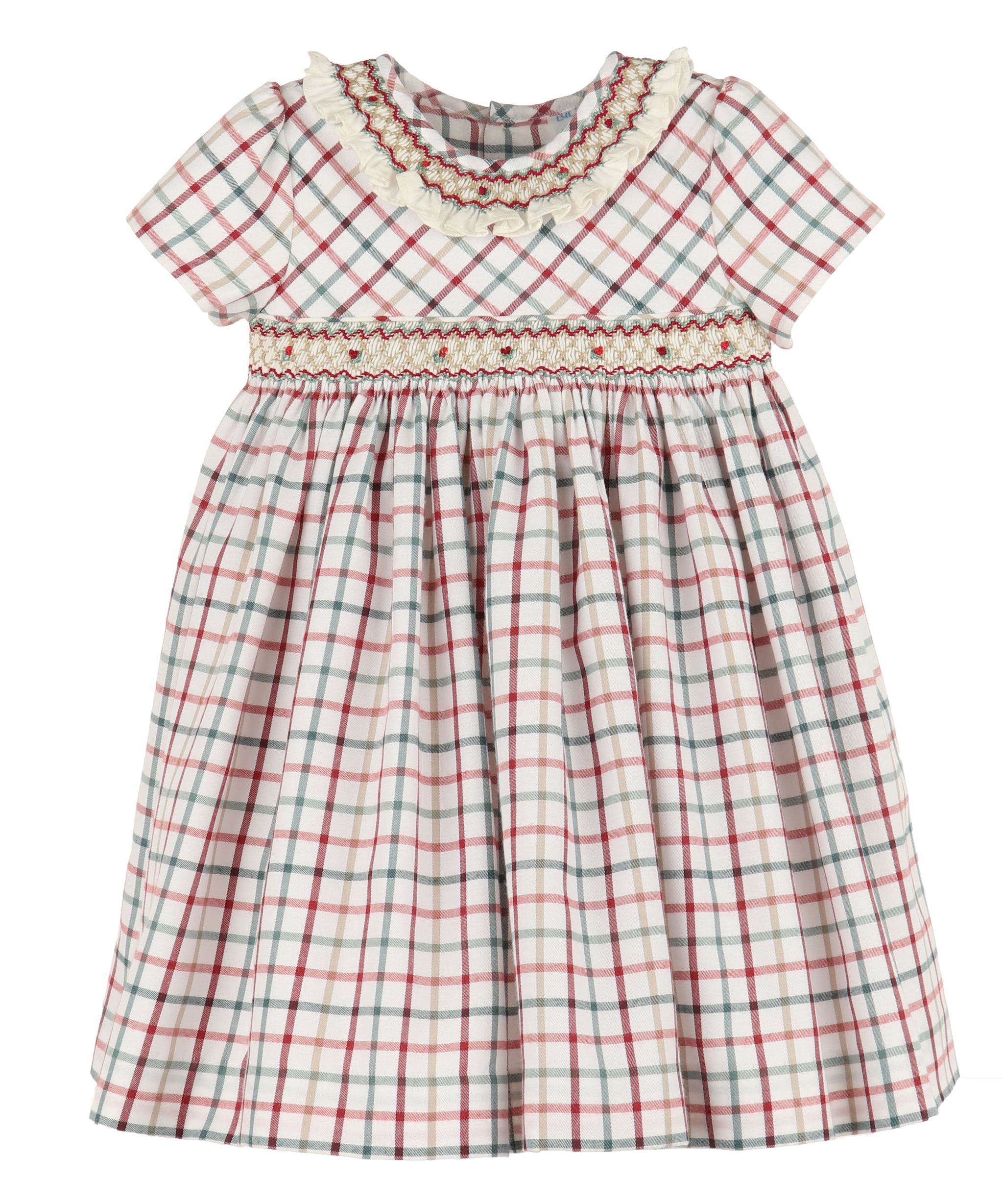 Tattersall Smocked Dress