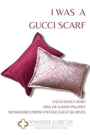 Gucci Arabesque Pink Pillow