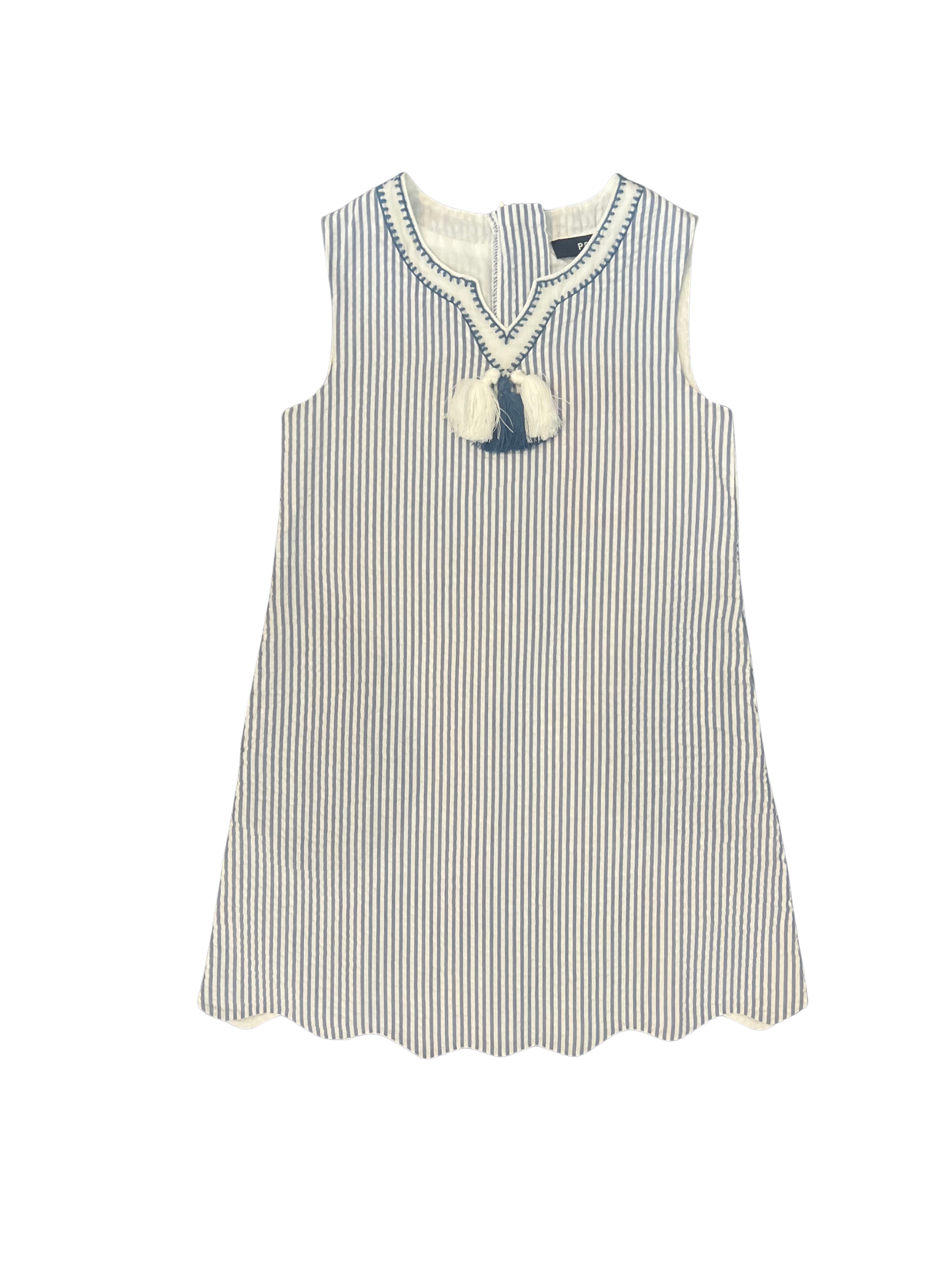 Seersucker A-Line Shift Dress 6 Seersucker A-Line Shift Dress 6