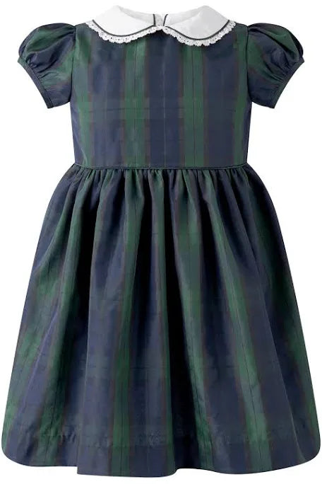 Black Watch Plaid Dress w/ Peter Pan collar