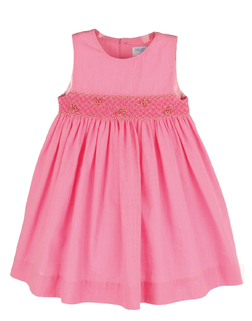 open lace back dress Luli & Me Deluxe Velvet Dress in Rose