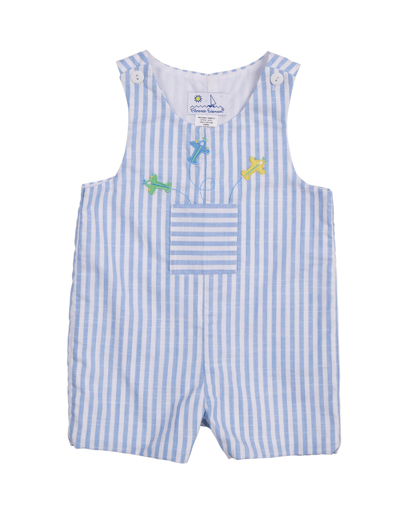 Linen-look Airplane Shortall