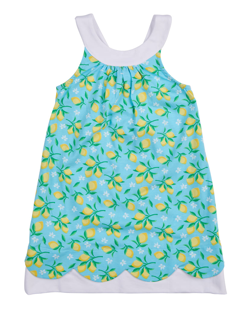 Pima Lemon Print Sundress