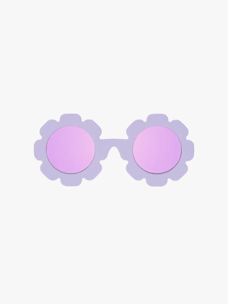 Polarized Flower Sunglasses - Iris | Lavender Mirrored Lens