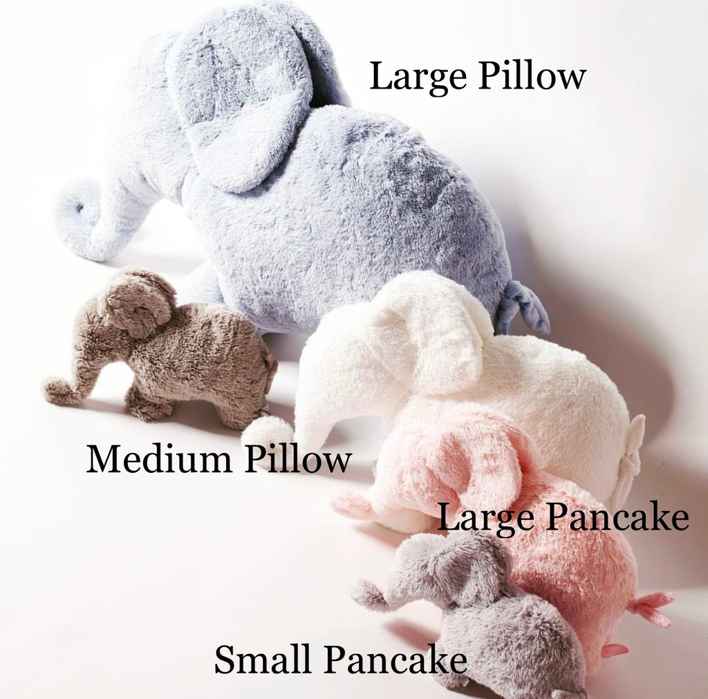Ellee Elephant Large Pancake Stuffy