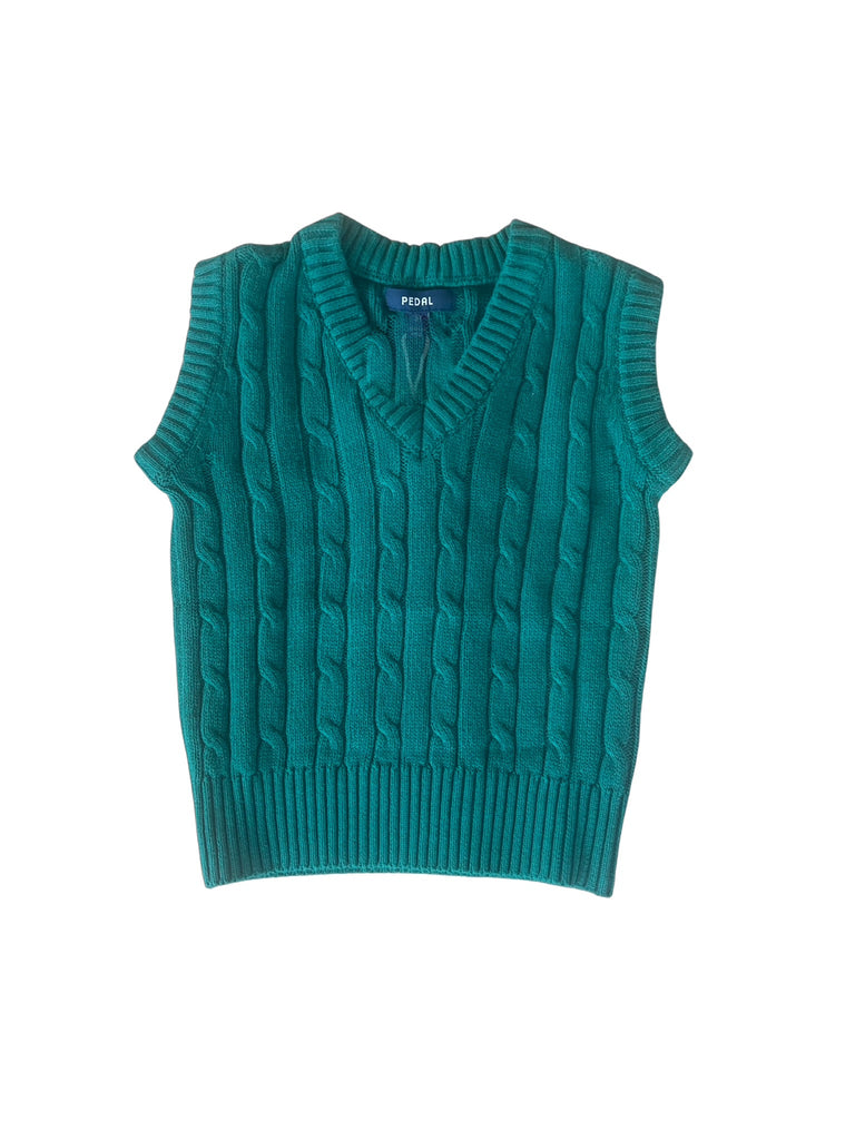 Green Cable Vest