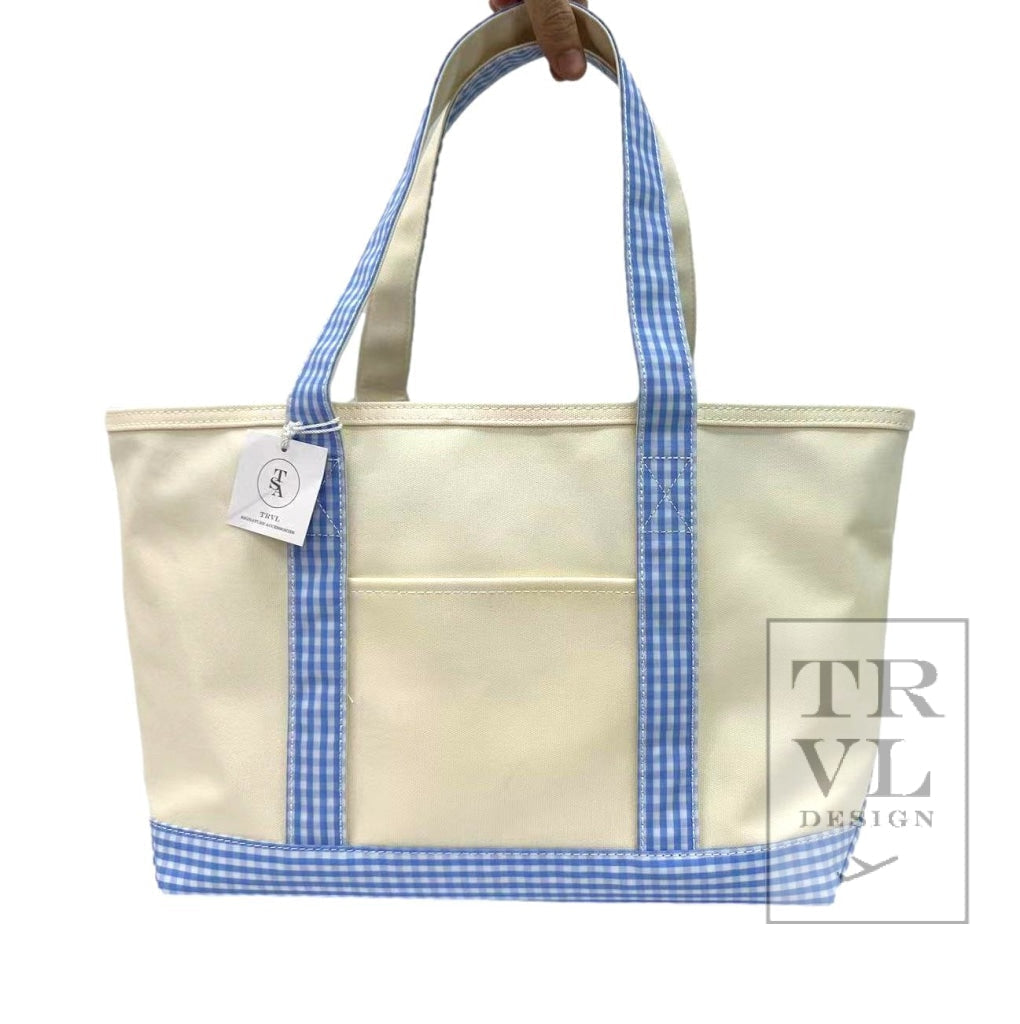 Coated Canvas Medium Tote (5 color options)