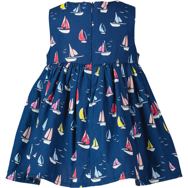 Multi-Color Sailboat Dress