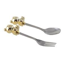 Teddy Bear Spoon & Fork Set