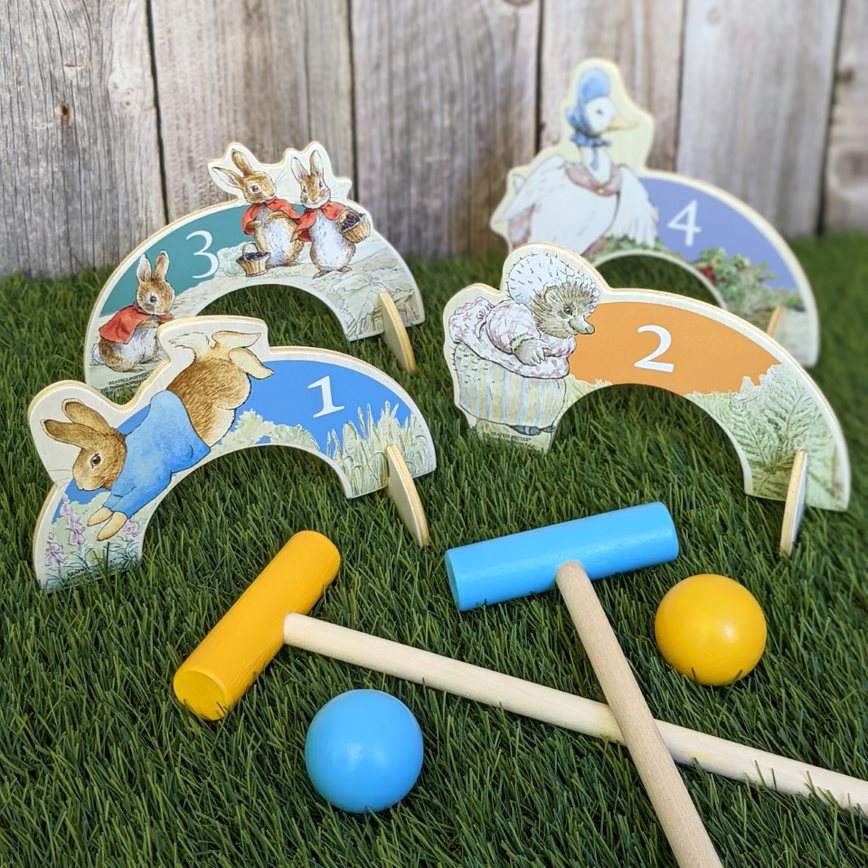 Peter Rabbit Wooden Croquet Set