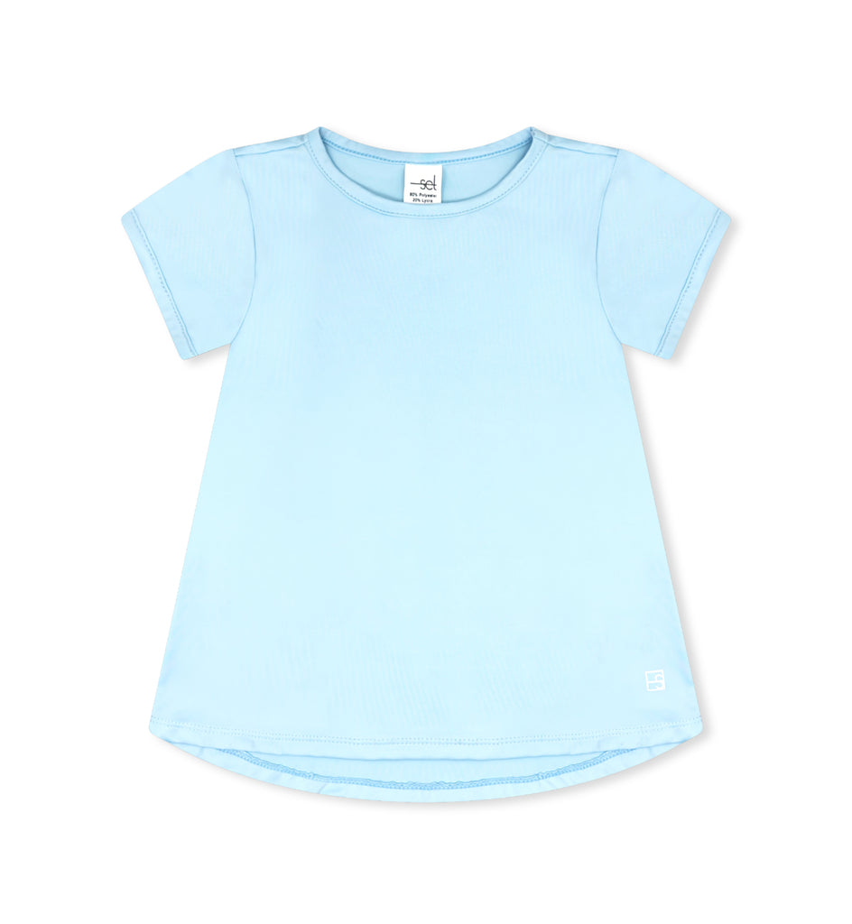 Bridget Basic T-Shirt Cotton Candy Blue