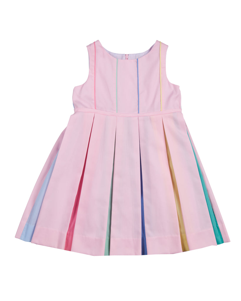 Pleated Multi-Color Celebration Dress