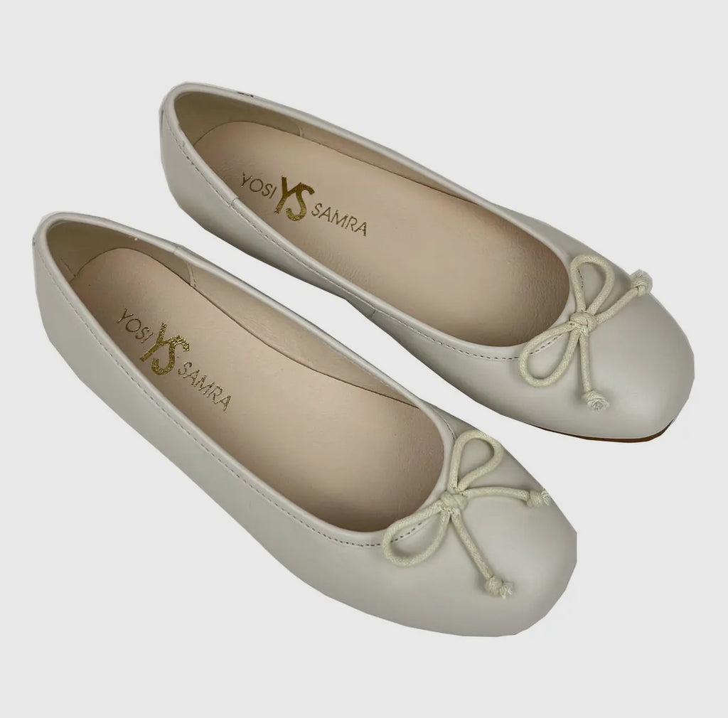 Ballet Flat in Bone