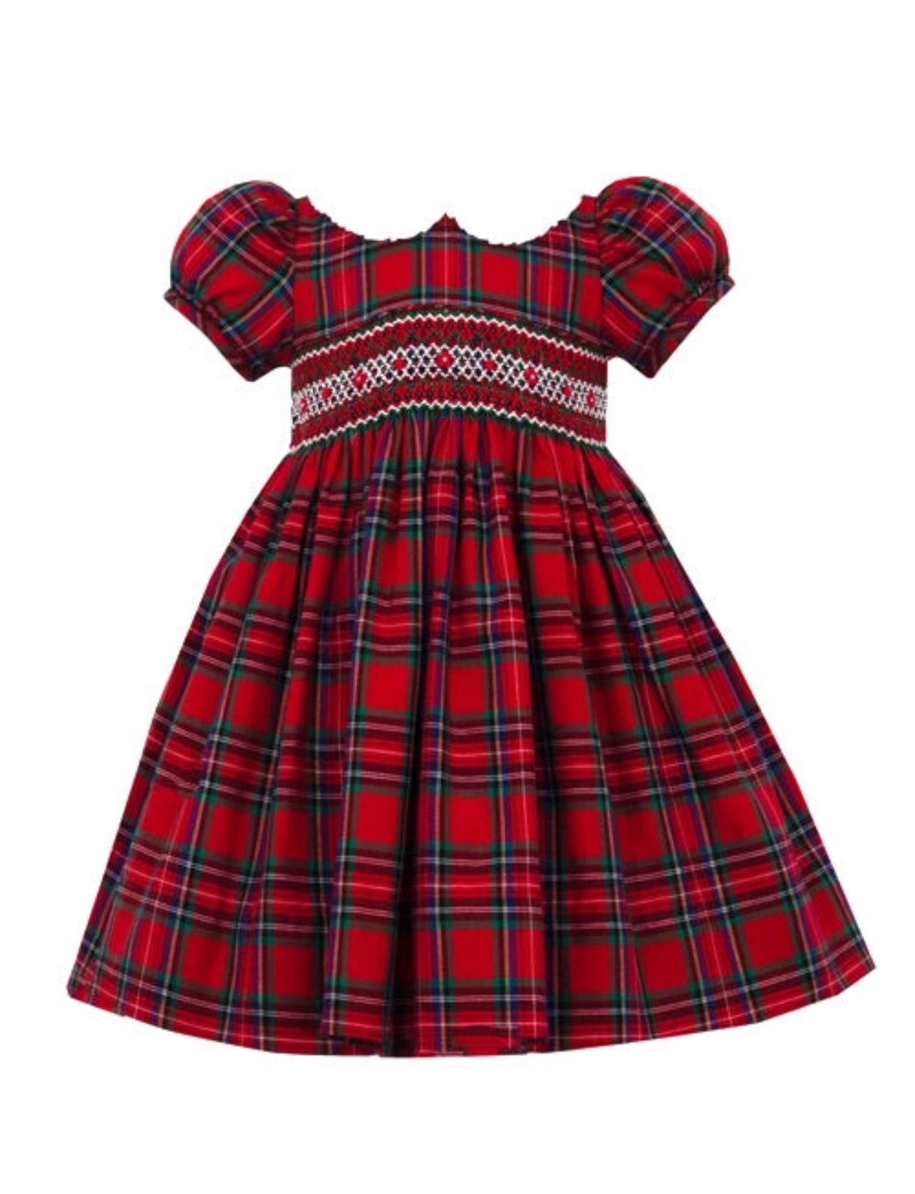girls smocked plaid dress christmas Holiday Hand 6X Dont forget to add Size:size 4 Midi + Maxi Light e Ruled Neline