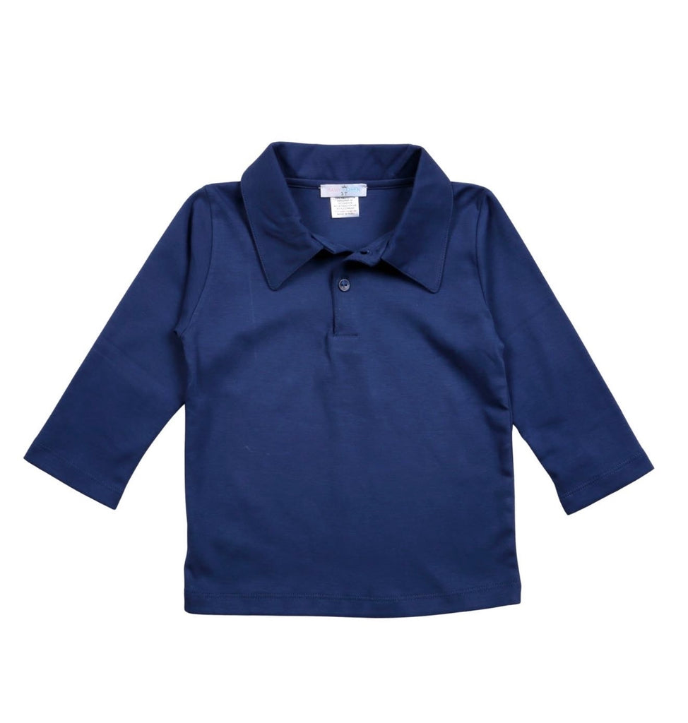 Navy Pima Polo