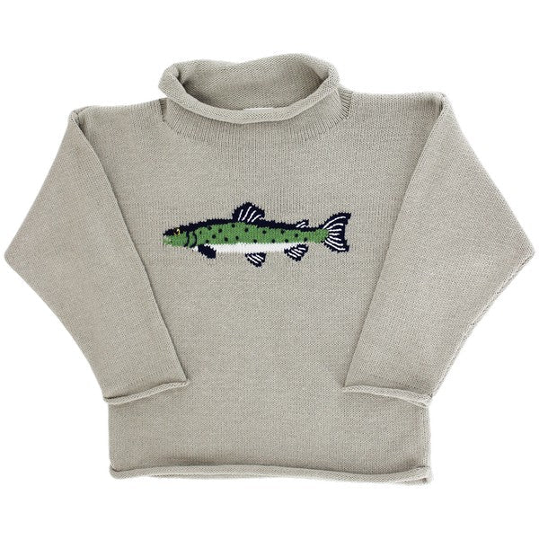 Roll Neck Sweater-Trout