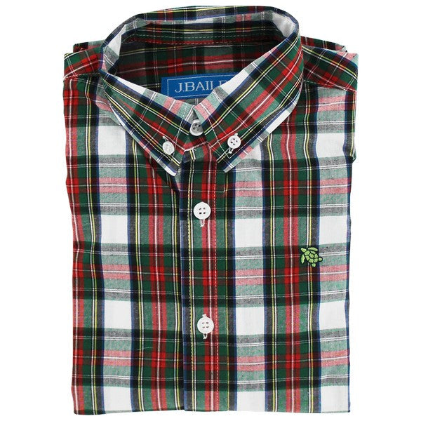 Evergreen Button Down