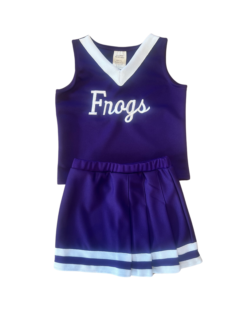 TCU 2 piece Cheerleader uniform