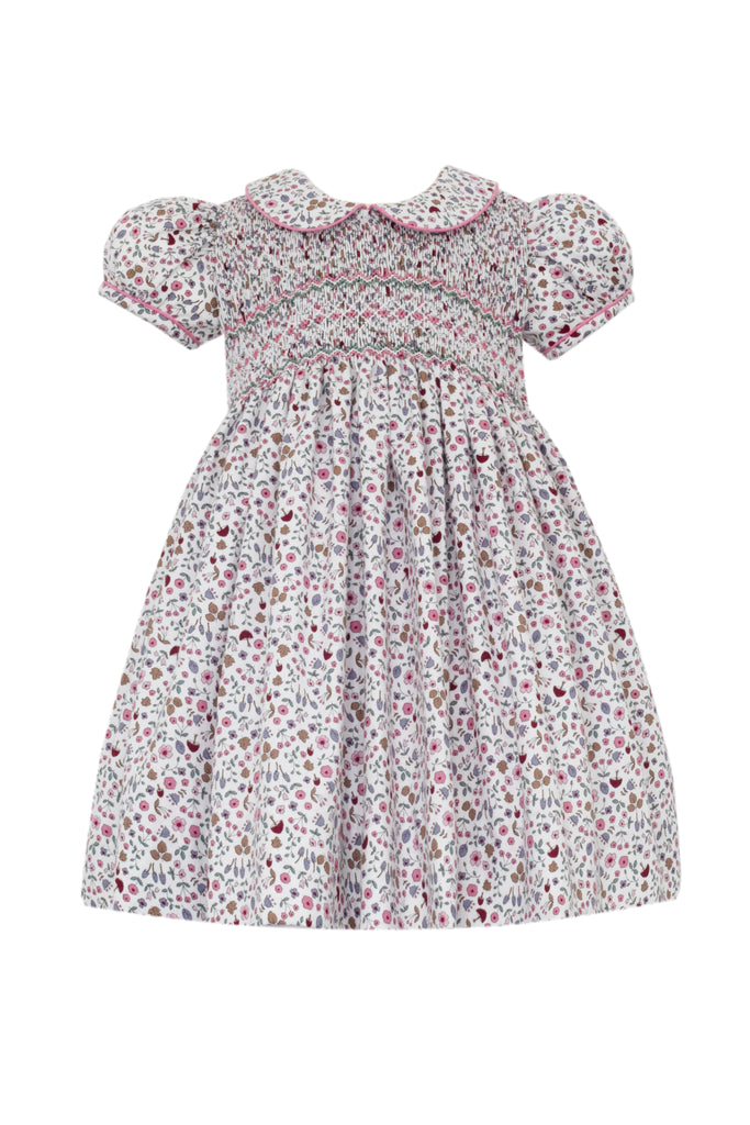 Hand Smocked Mulberry Dress