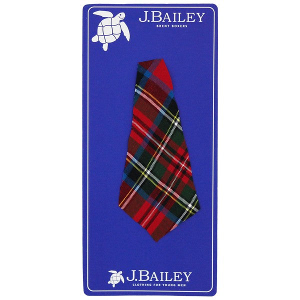 Wales Holiday Plaid Tie