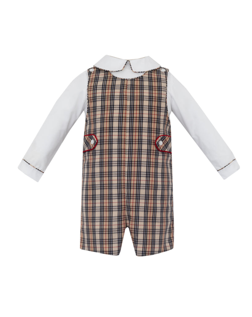 Khaki Plaid Jonjon w/ Shirt