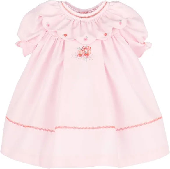 Hand Embroidered Pumpkin Dress