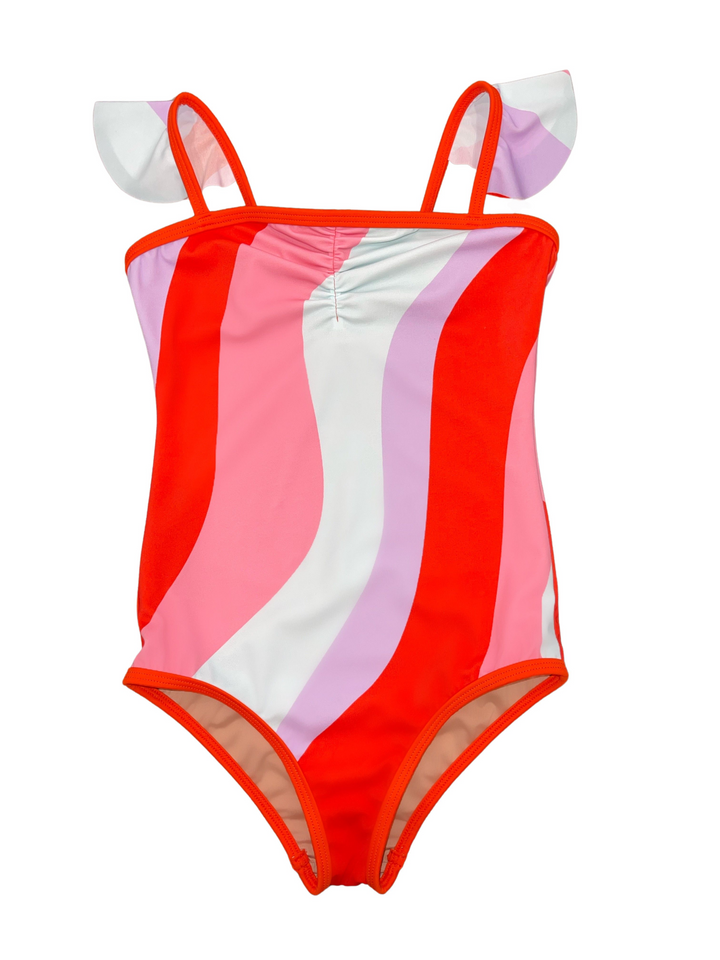 Pink & Red Swimsuit