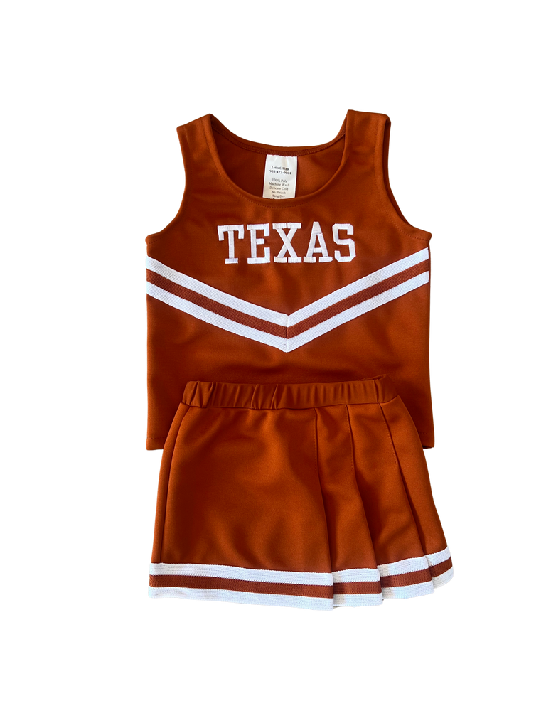 UT 2 piece Cheerleader uniform