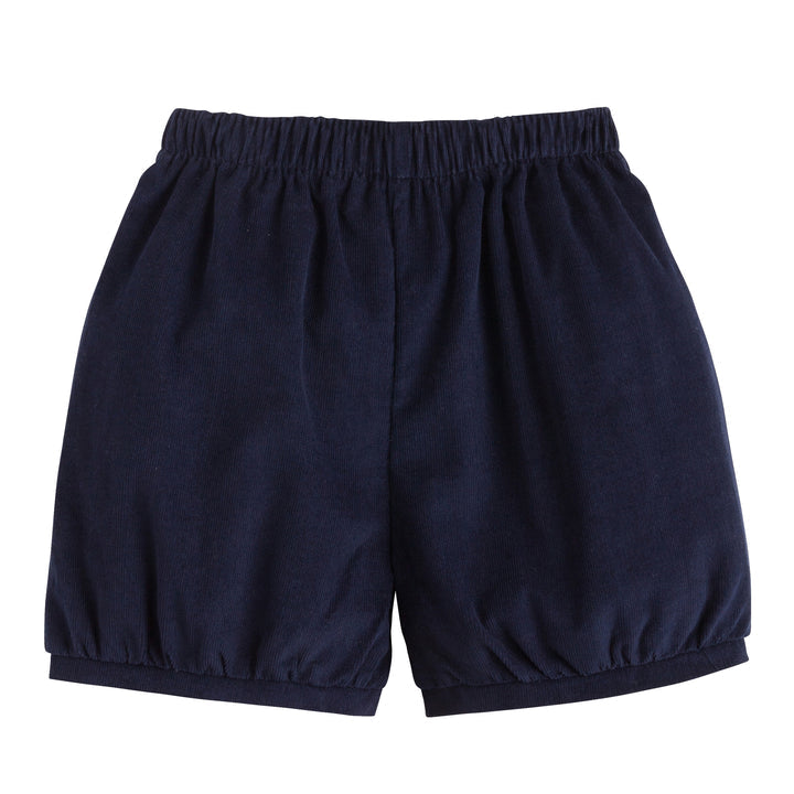 Navy Cord Banded Short