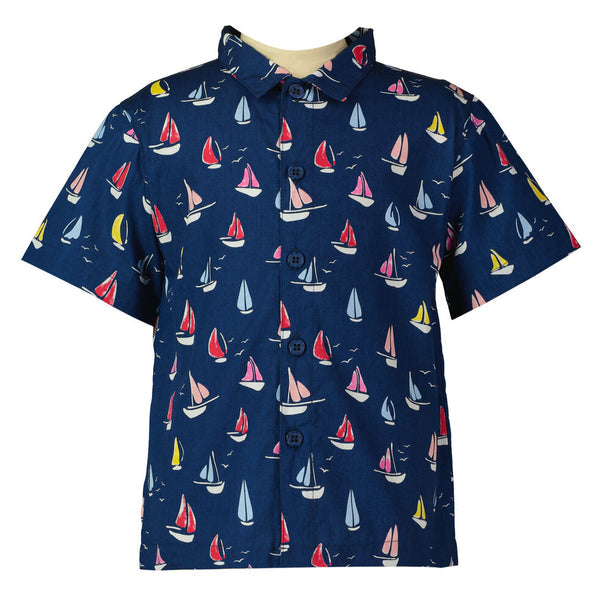 Multi-Color Sailboat Shirt
